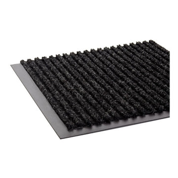 Crown Needle Rib Wipe And Scrape Mat, Polypropylene, 36 X 60, Charcoal freeshipping - TVN Wholesale